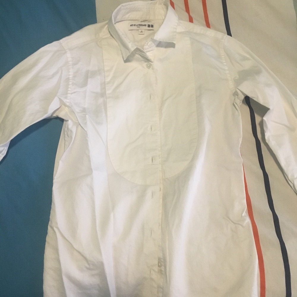 Uniqlo Tuxedo Style Shirt